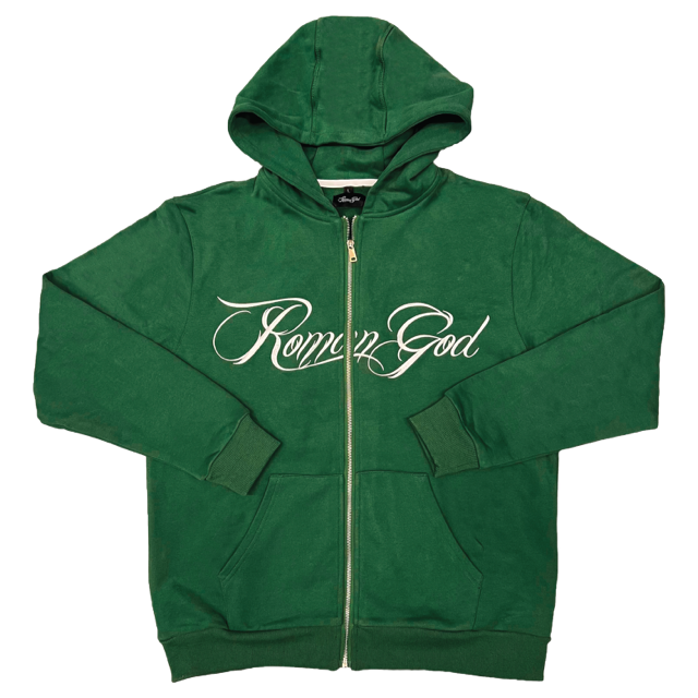Green Script Hoodie