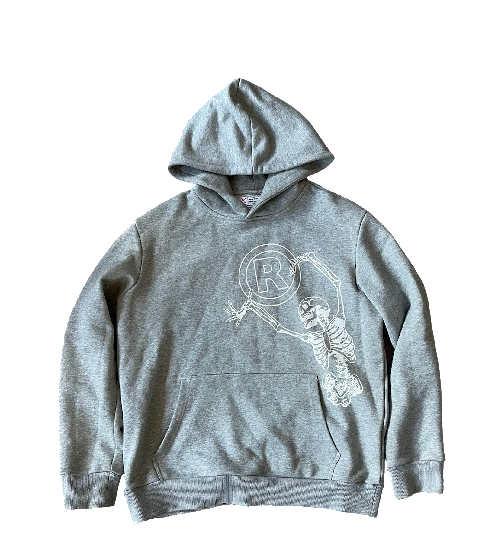 Grey Skelly Hoodie