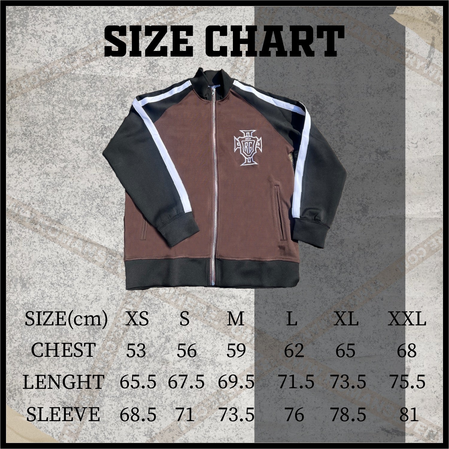 Brown Portugal Track Jacket