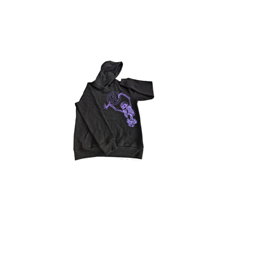 Purple Skelly Hoodie