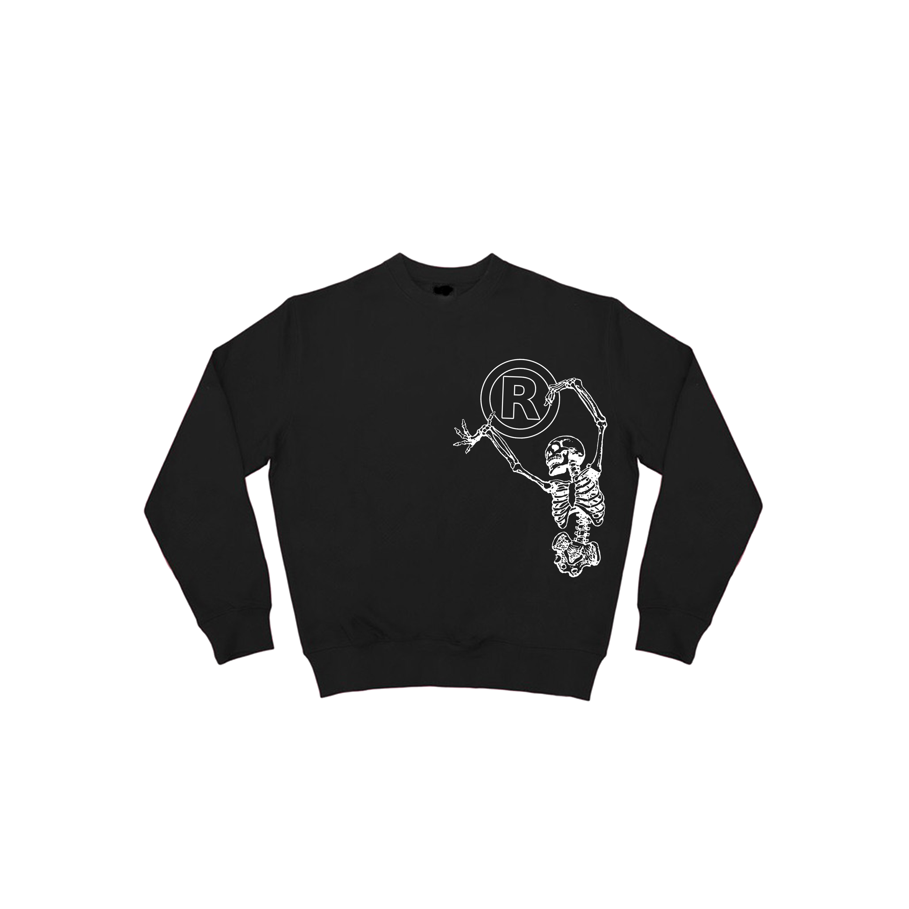 BLACK SKELLY CREWNECK