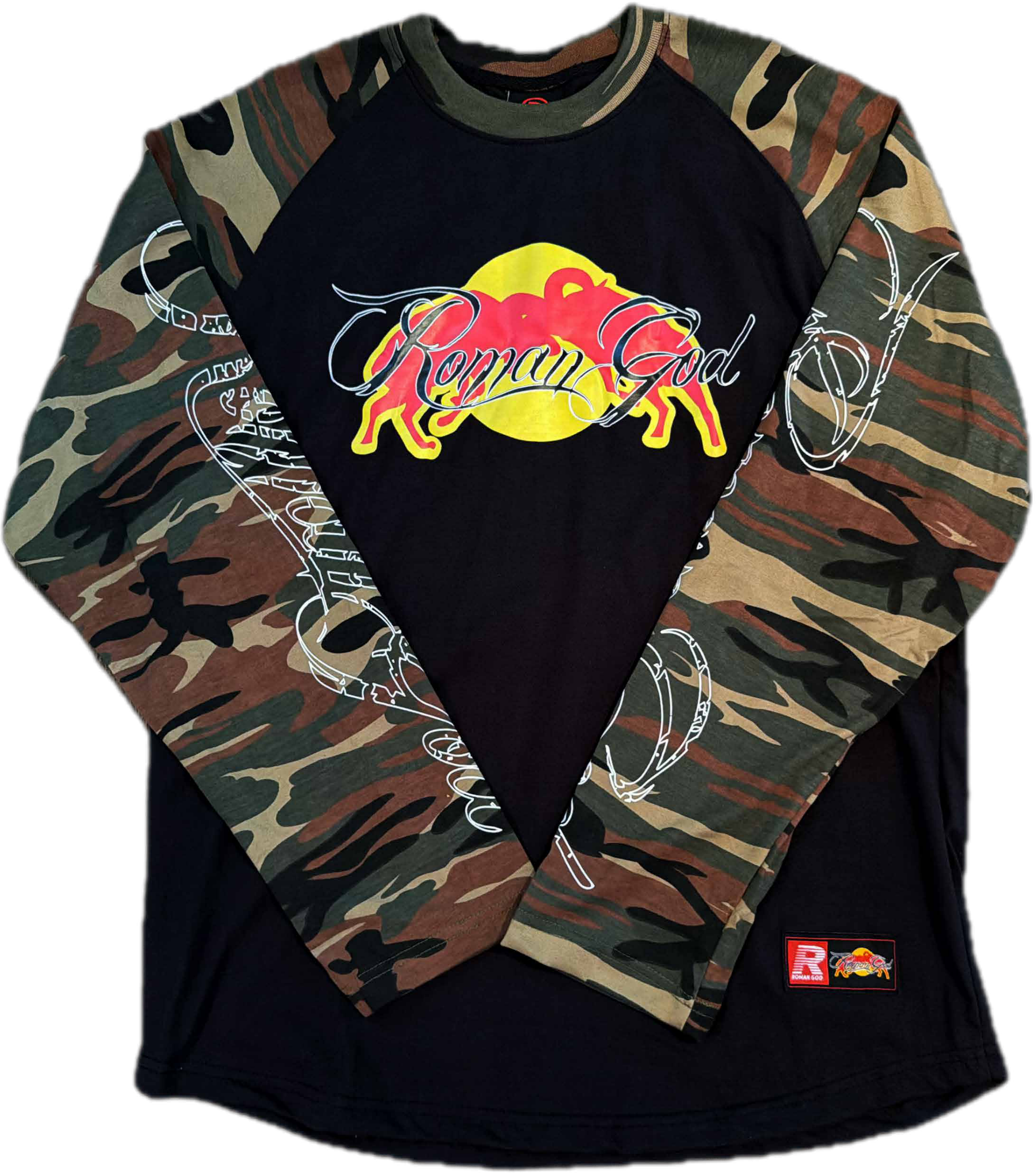 Black Camo Red-Bull Longsleeve