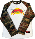White Camo Red-Bull Longsleeve